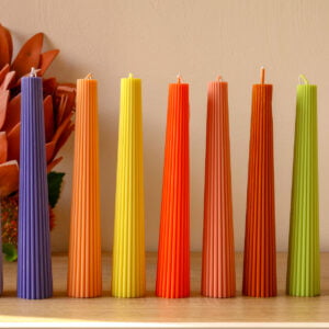 bougies colorées parfumée-moulée-louisa